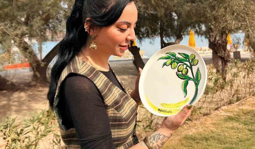Ayvalık'ta zeytin sanatla buluştu