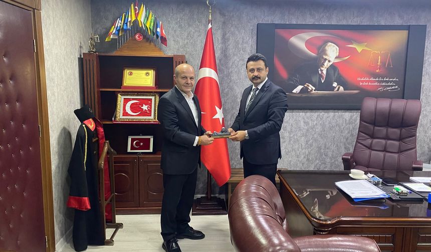 Cumhuriyet Başsavcısı Onur Yılmaz’a Hoş Geldin Ziyareti