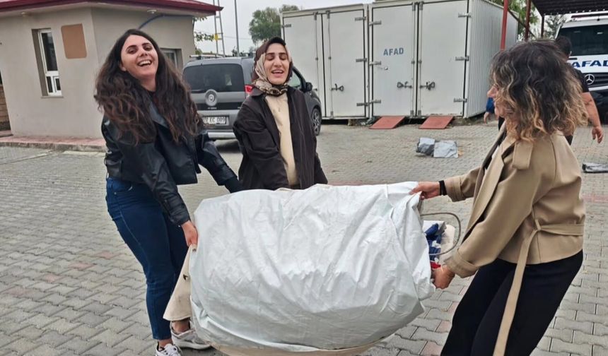 AFAD İl Müdürlüğü’nden Akreditasyon Ekibine Uygulamalı Çadır Kurma Eğitimi