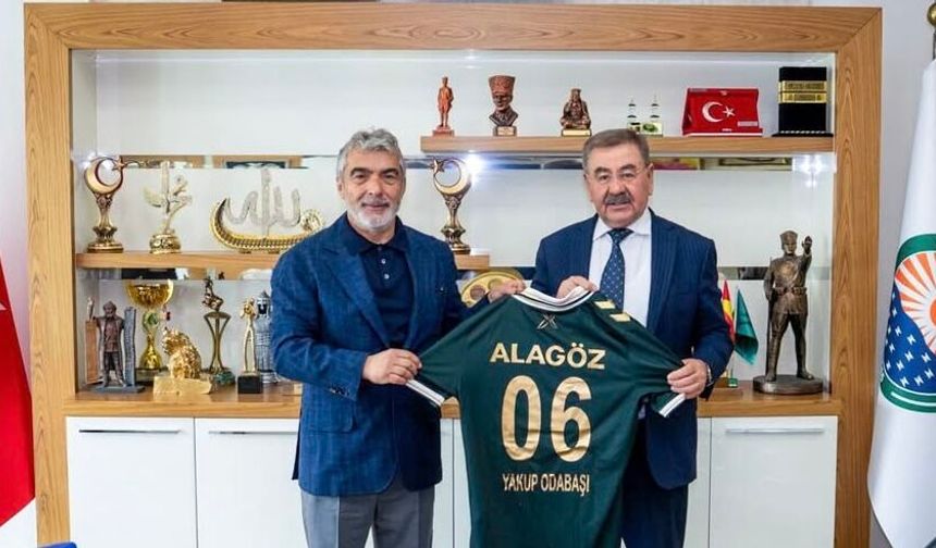Cantürk Alagöz’den Gölbaşı Belediye Başkanı Yakup Odabaşı’na Ziyaret