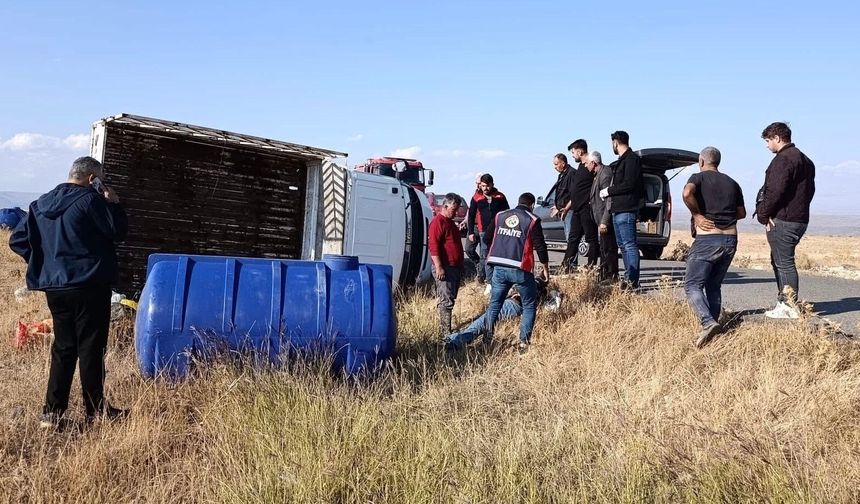 Tuzluca Kamışlı Köy Yolunda Kaza: 1 Kişi Hafif Yaralandı
