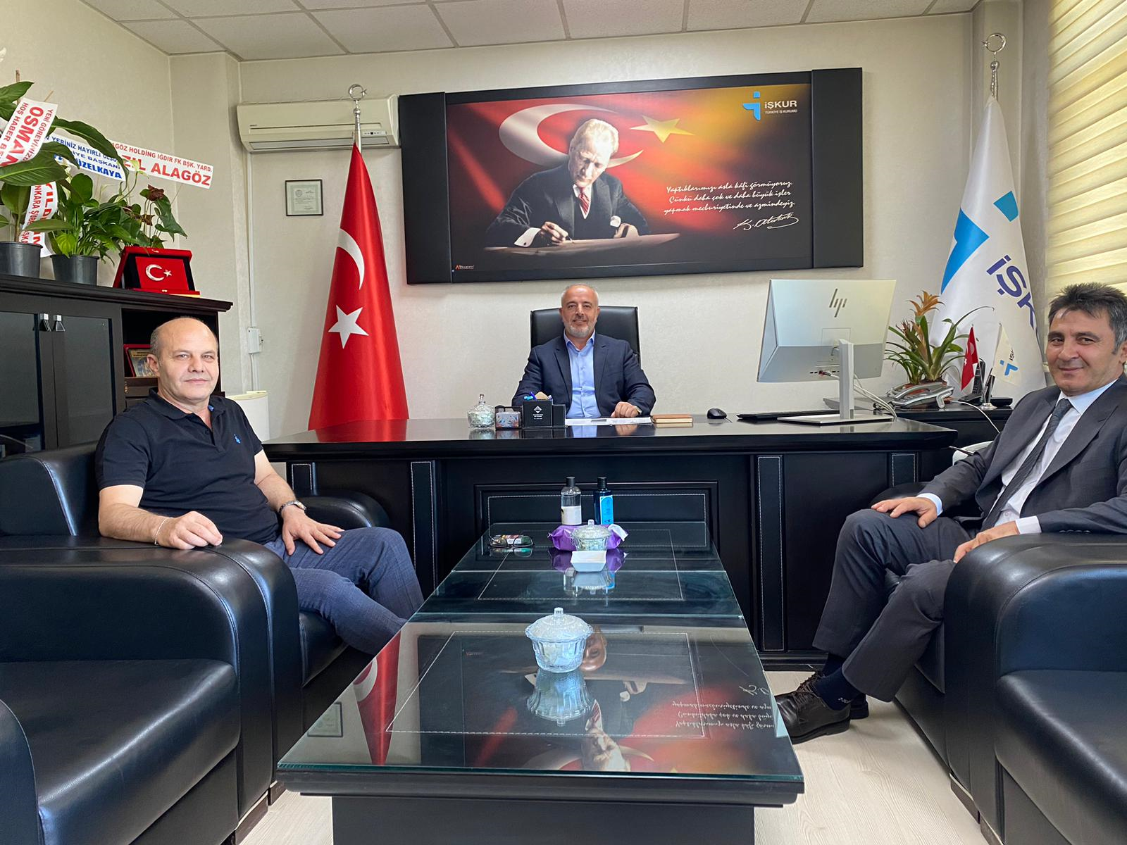 İŞKUR Müdürü Sami Bal''a Hayırlı Olsun Ziyareti