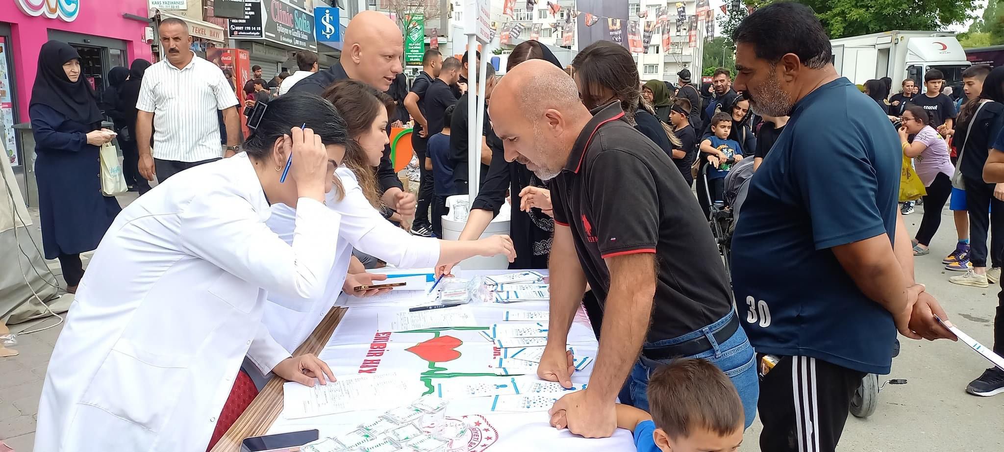 Aşura Töreninde Organ Bağış Standı Açıldı