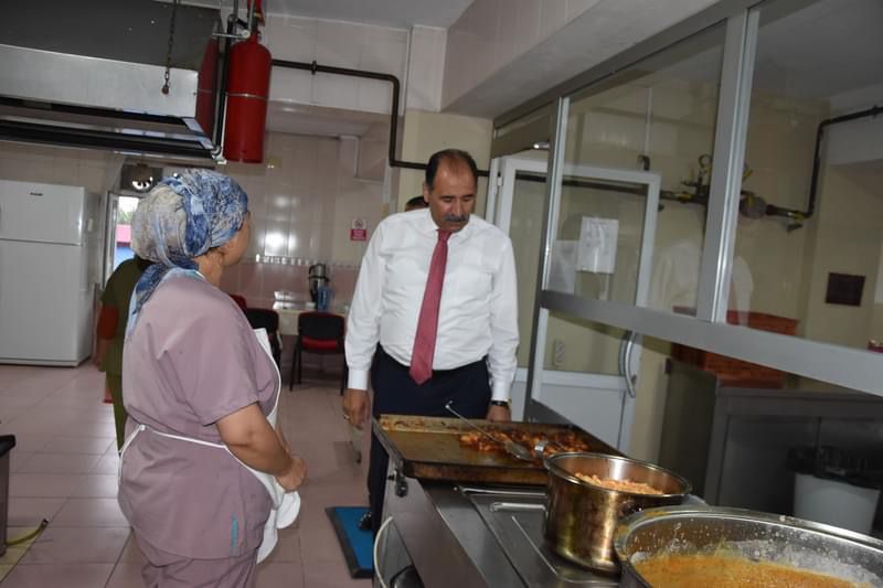 İl Milli Eğitim Müdürü Aziz GÜN''den Pansiyon Ziyareti ve Yemekhane Denetimi