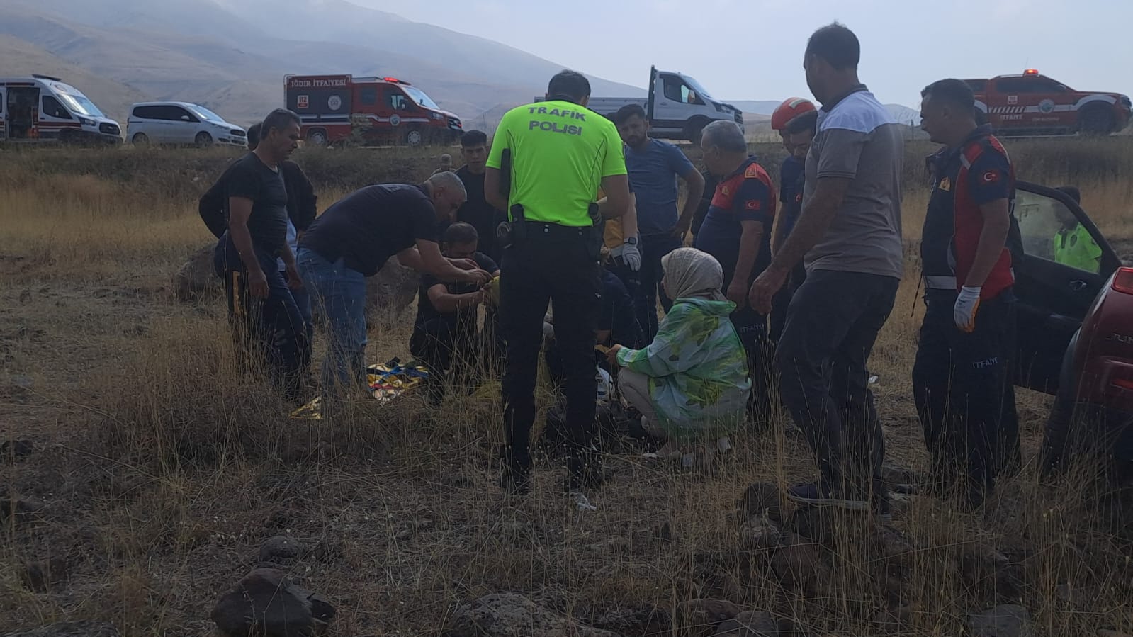 Iğdır Doğubeyazıt Karayolunda Trafik Kazası: 2 Yaralı