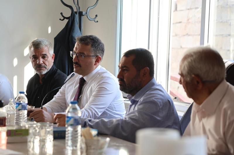 Ağaver Muhtarına Başsağlığı Ziyareti