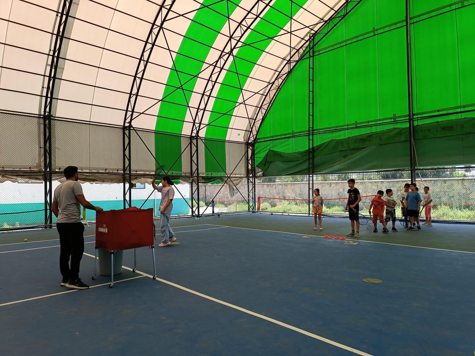 Iğdır Gençlik ve Spor İl Müdürlüğü''nden Tenis Kursları Devam Ediyor