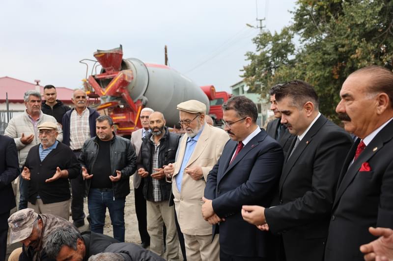 Yaycı Köyü Muhtarlık Binasının Temeli Atıldı