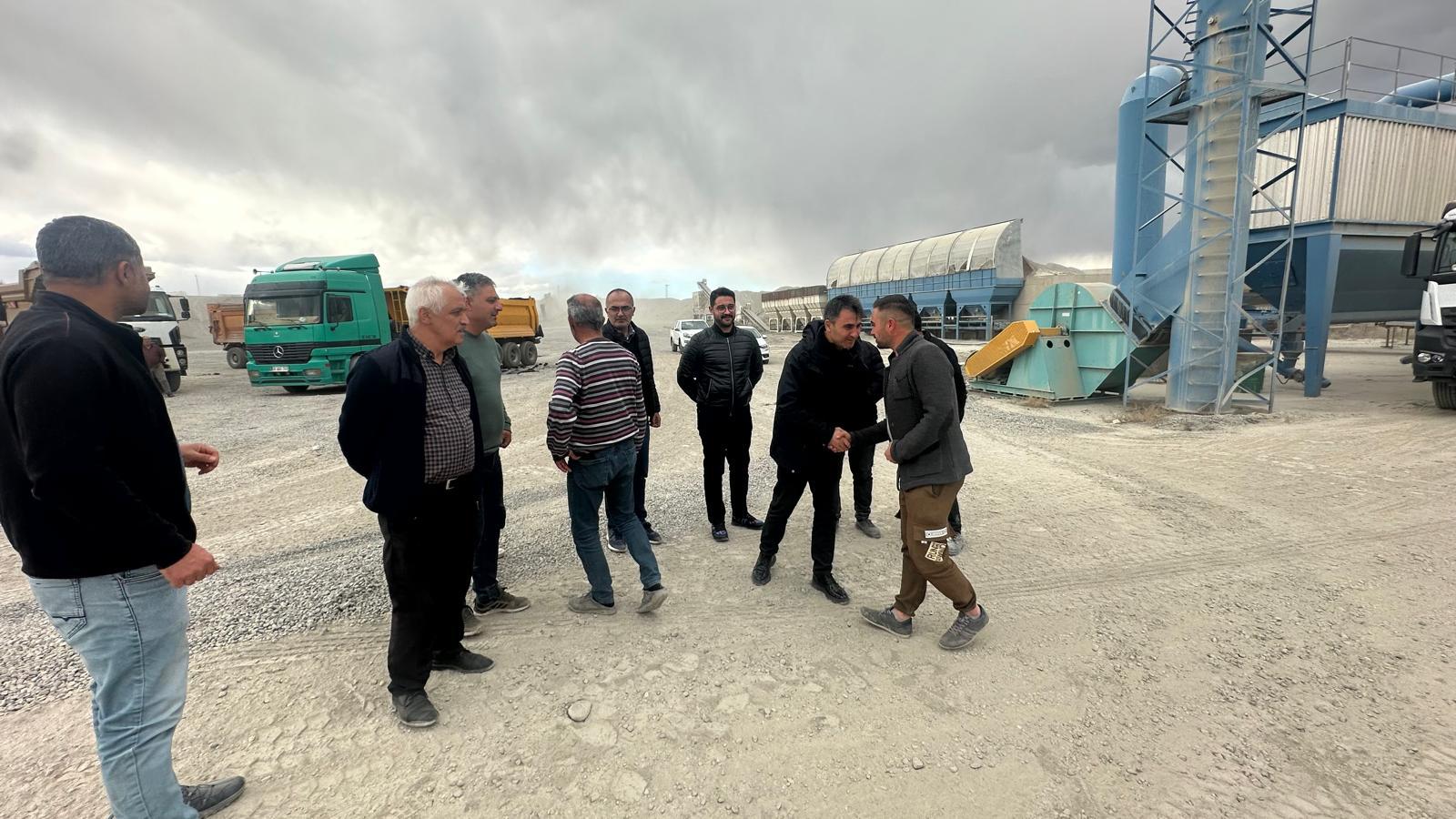 İl Özel İdaresi Genel Sekreteri Yüksel Kasım Çarman, Sahada Çalışmaları Yerinde Denetledi