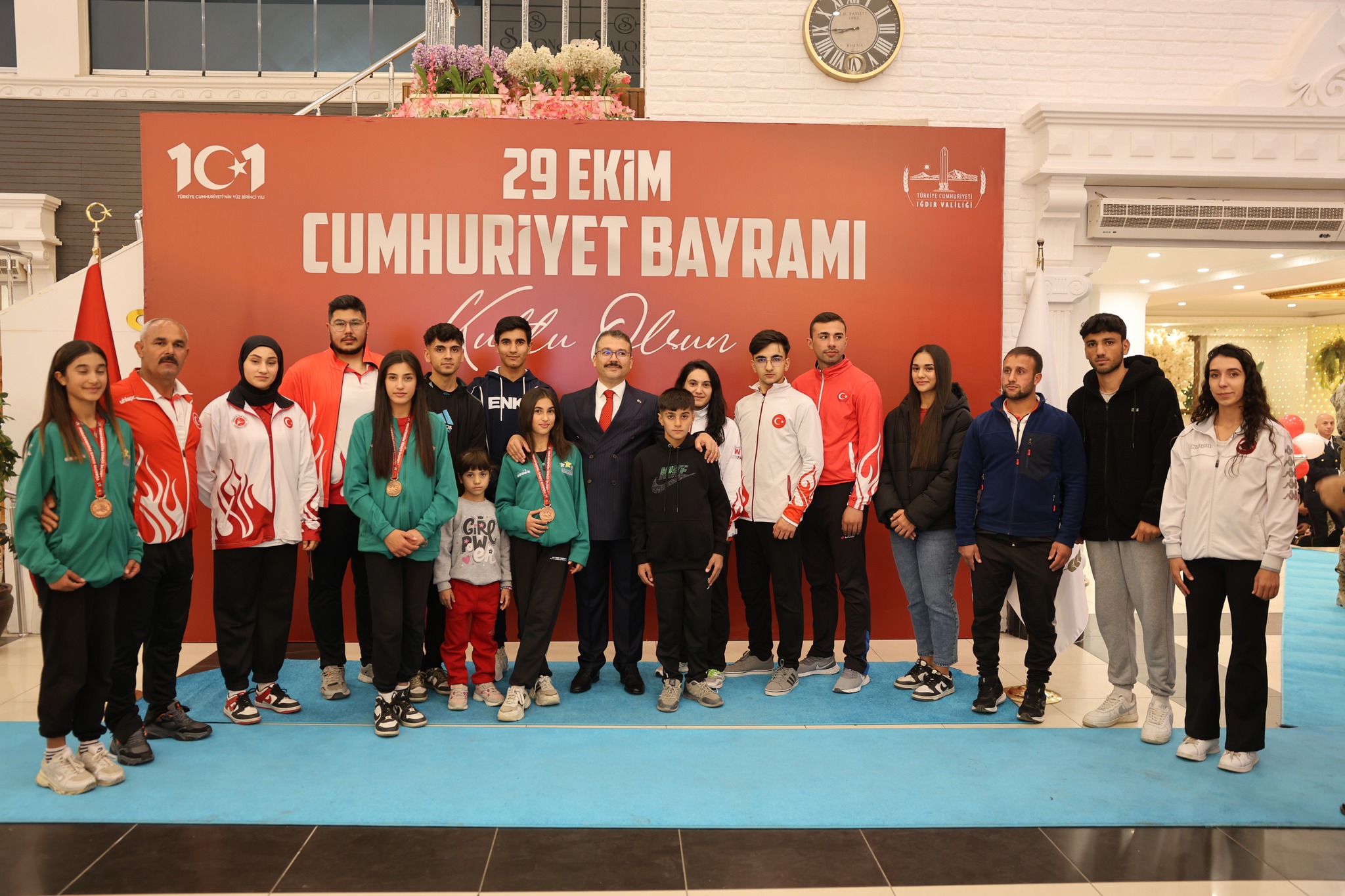 IĞDIR''DA CUMHURİYET RESEPSİYONU DÜZENLENDİ