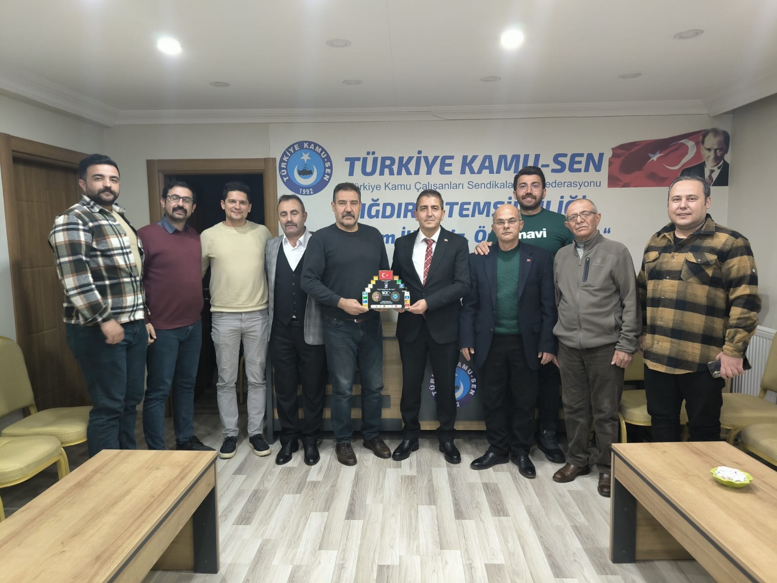 TÜRK TARIM ORMAN-SEN GENEL BAŞKAN YARDIMCIS SENDİKAL ÇALIŞMALAR KAPSAMINDA İLİMİZİ ZİYARET ETTİ