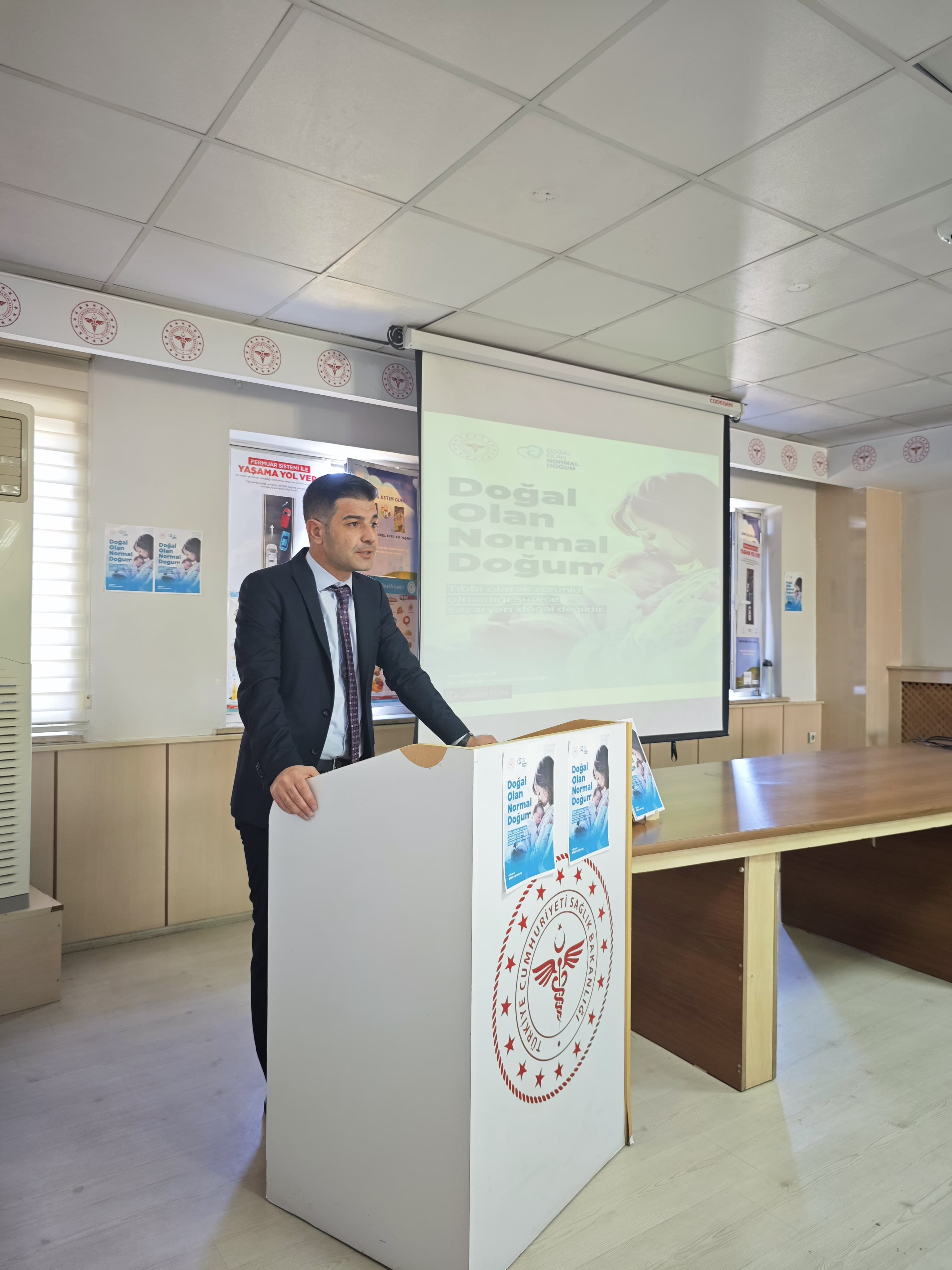 İl Sağlık Müdürlüğü''nde Normal Doğum Eylem Planı Sunumu Gerçekleştirildi