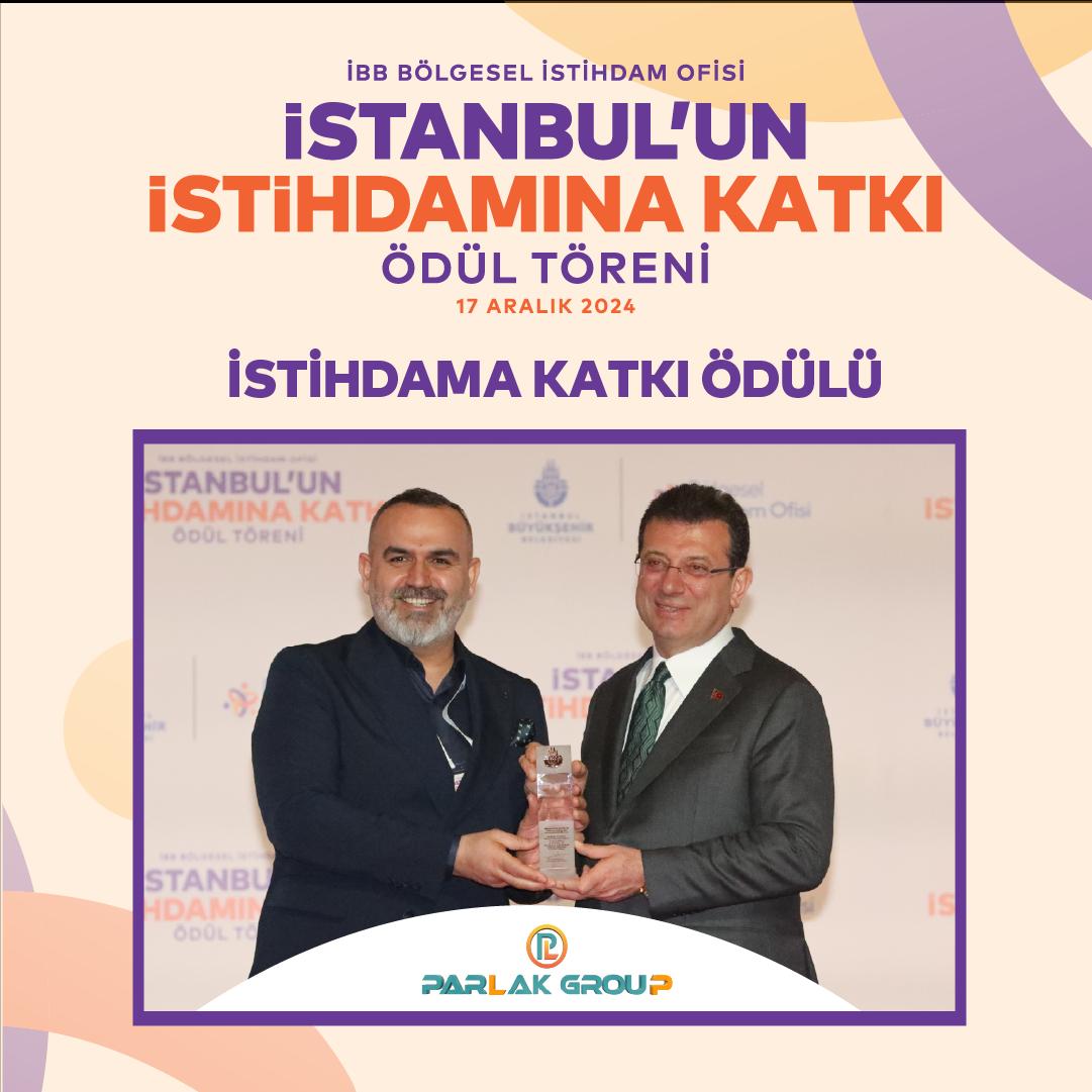 Iğdırlı İş İnsanı Yaser Parlak''a İstihdamda Lider Firma Ödülü
