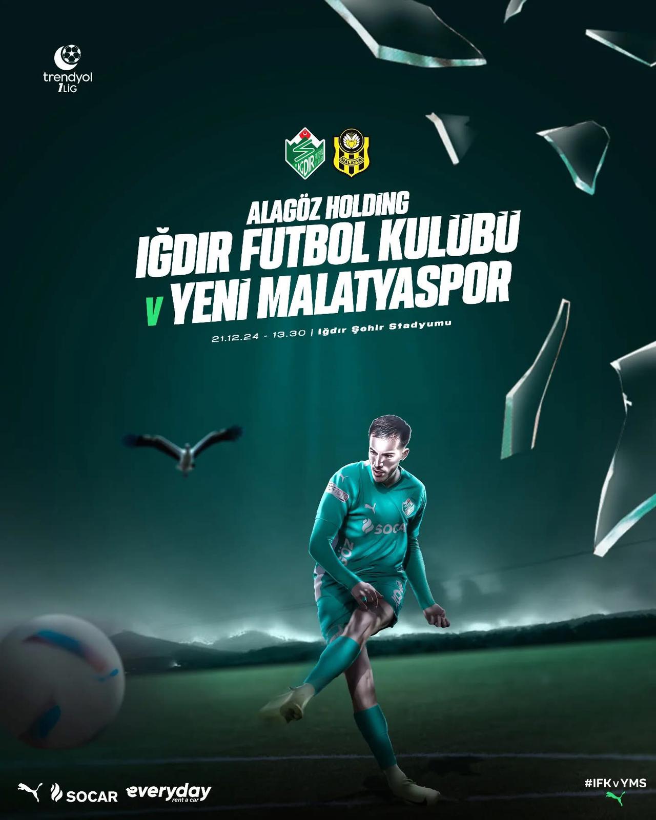 Alagöz Holding Iğdır FK, Yeni Malatyaspor Karşısında Galibiyet Arayışında