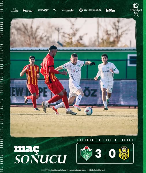 Iğdır FK 3- 0 Yeni Malatyaspor