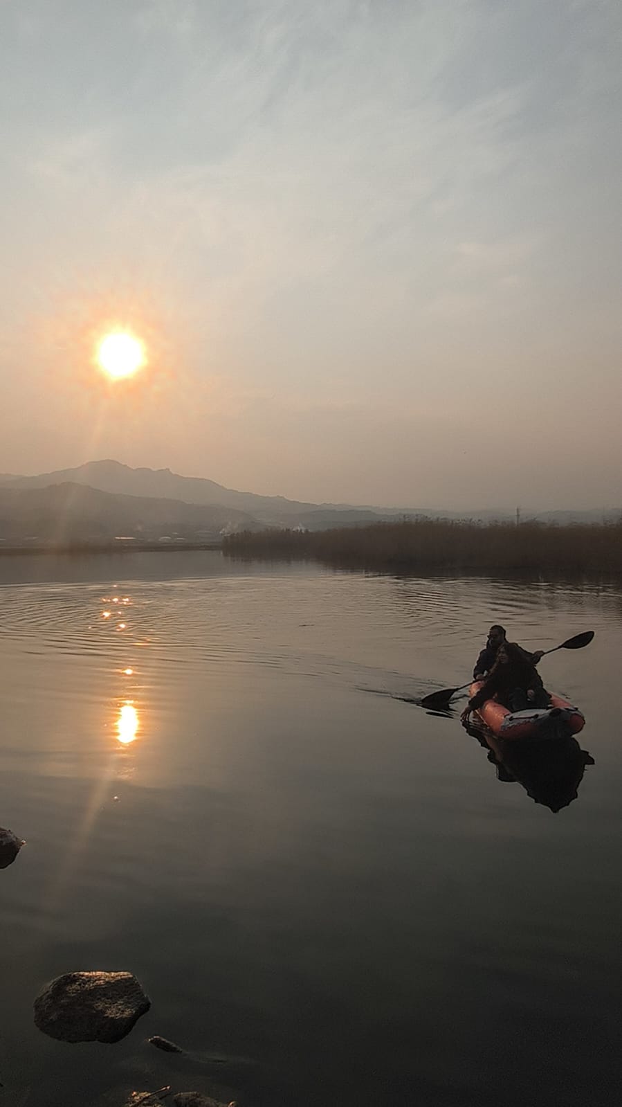 Bulakbaşı ve Karasu sazlığında  kano heyecanı yaşandı