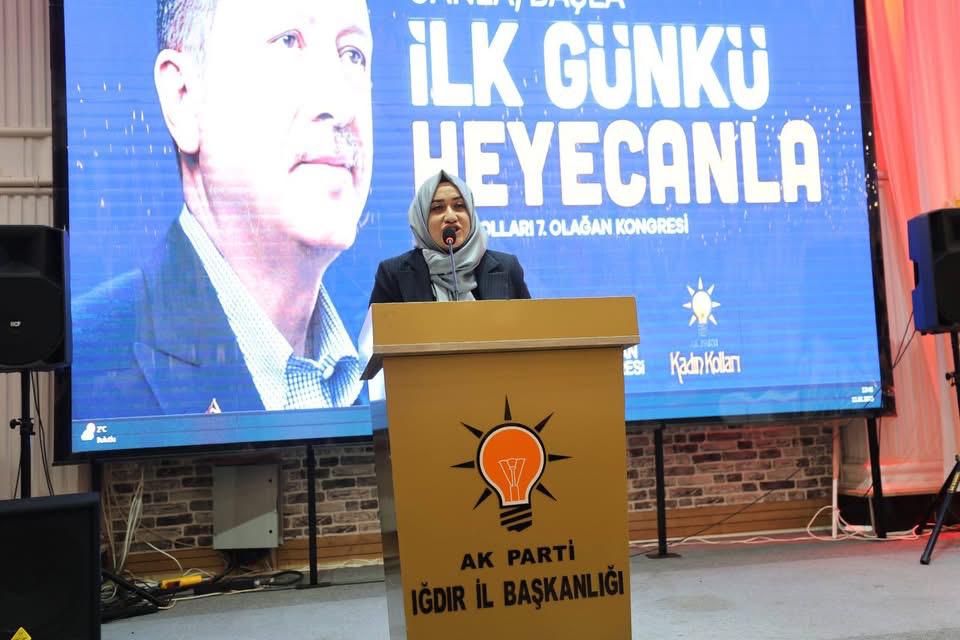 AK Parti Iğdır Kadın Kolları Başkanlığına Yasemin Mert Öztürk Yeniden Seçildi