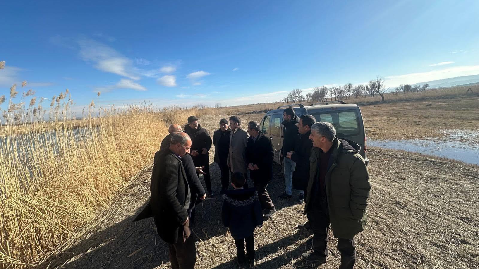 Genel Sekreter Çarman, Hasanhan ve Bulakbaşı Köylerinde İncelemelerde Bulundu