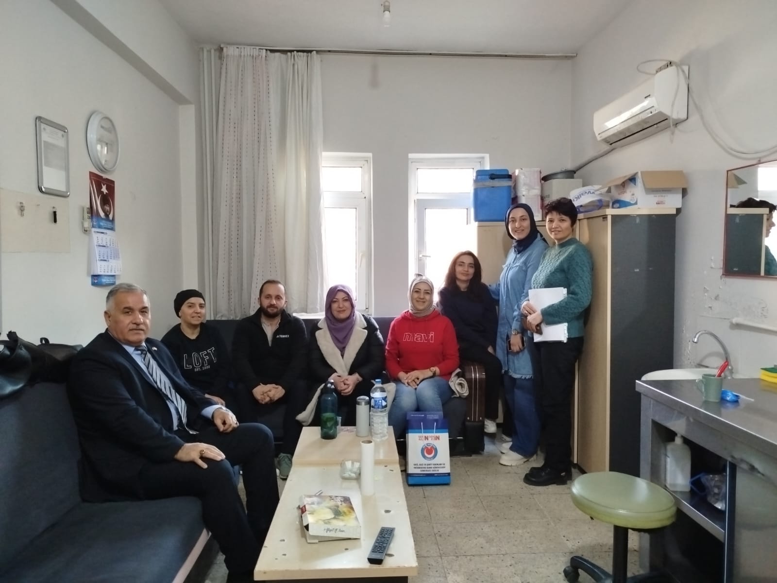 ŞEHİT GAZİ SEN SAĞLIK SENDİKASI TUZLUCA''DA  SAĞLIK ÇALIŞANLARINI YANLIZ BIRAKMADI 