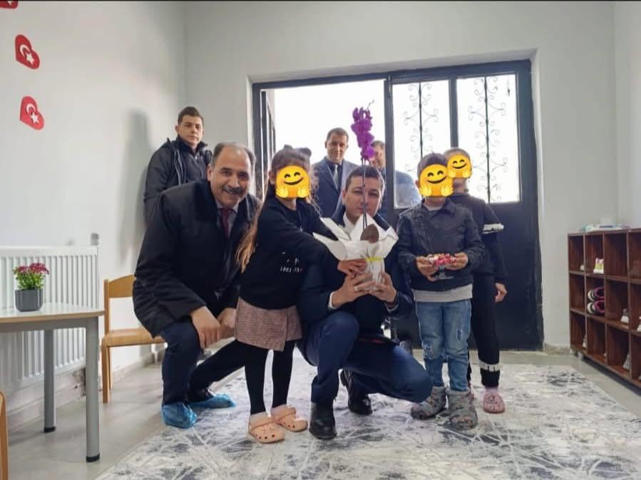 Vali Yardımcısı Akın Oruç ve Milli Eğitim Müdürü Aziz Gün, Sürmeli Anaokulu