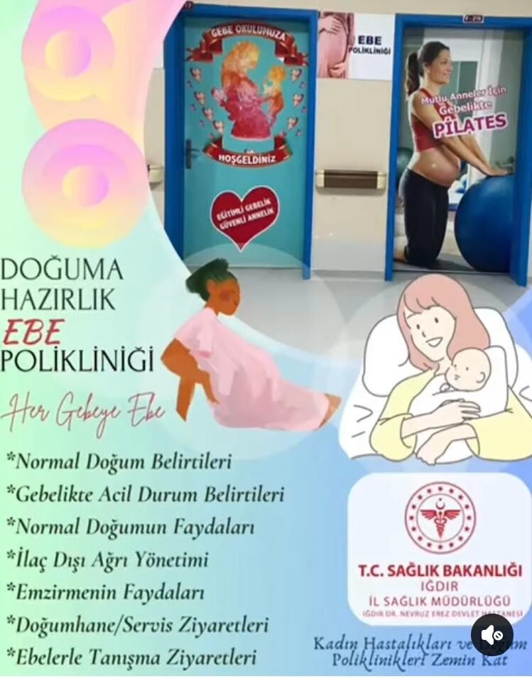 Iğdır Dr. Nevruz Erez Devlet Hastanesinde Ebe Polikliniği Hizmete Başladı