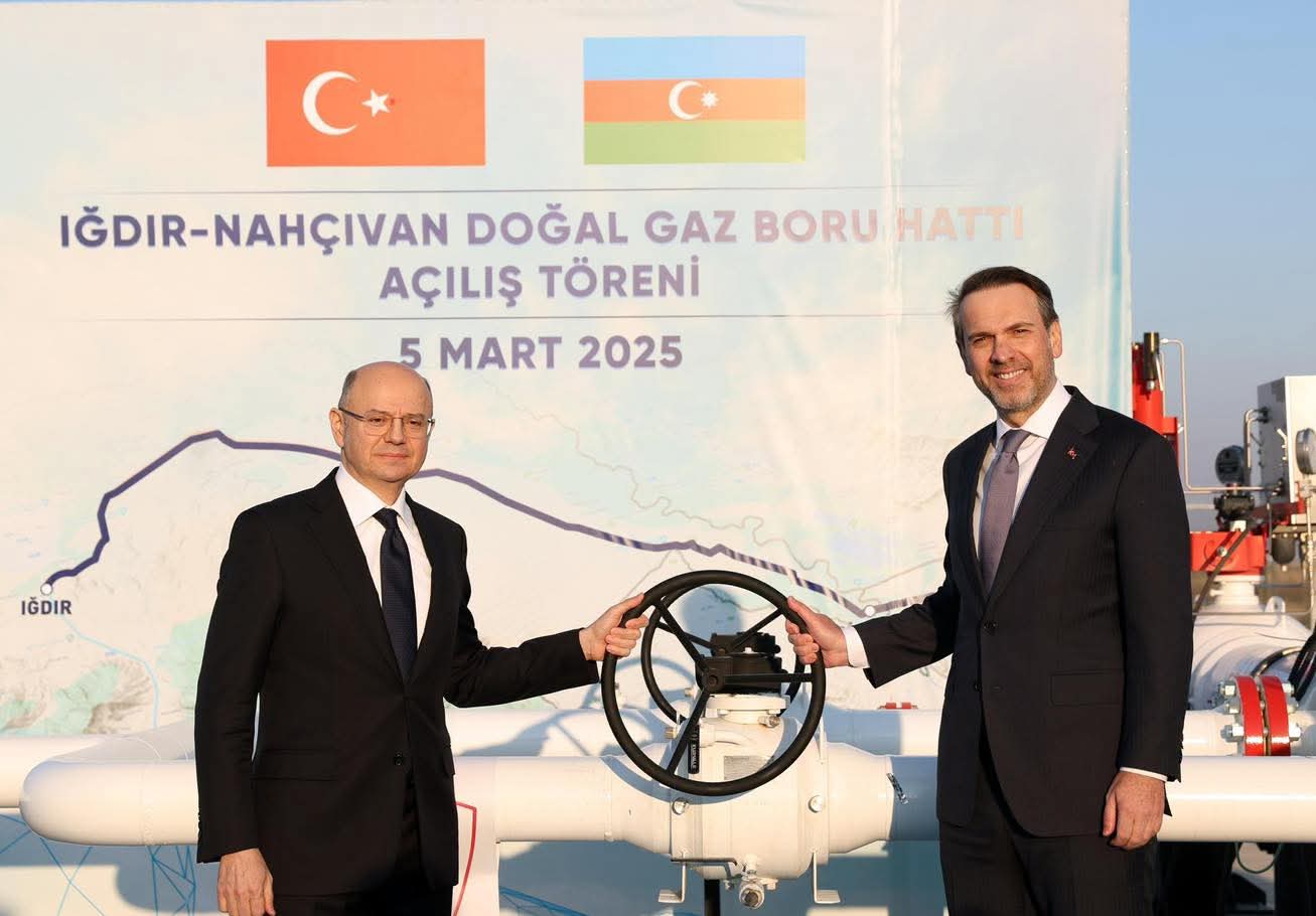 Iğdır-Nahçıvan Doğal Gaz Boru Hattının Açılışı Yapıldı