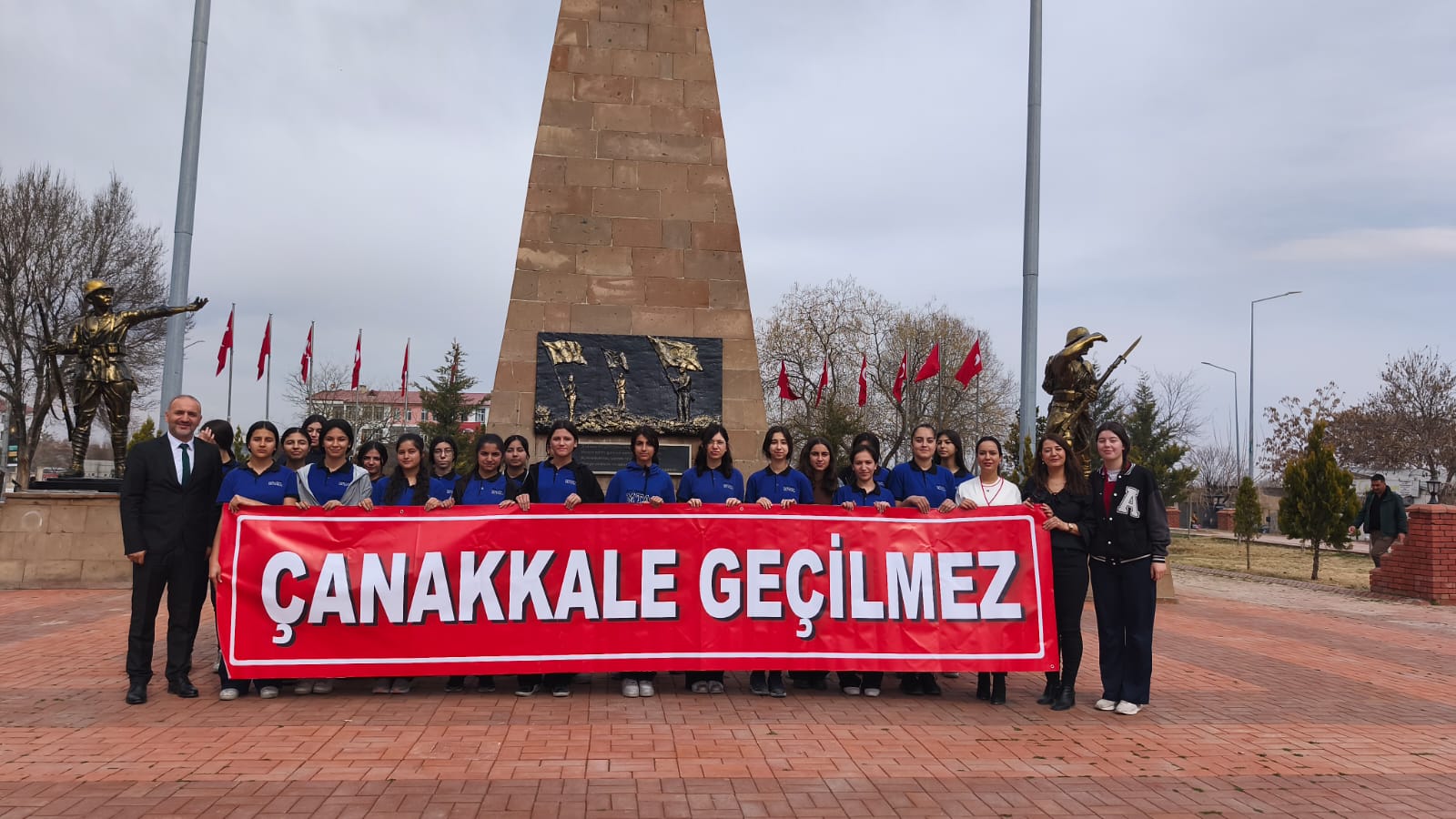 18 Mart Çanakkale Zaferi''nin 110''uncu Yıl Dönümü Iğdır''da anıldı