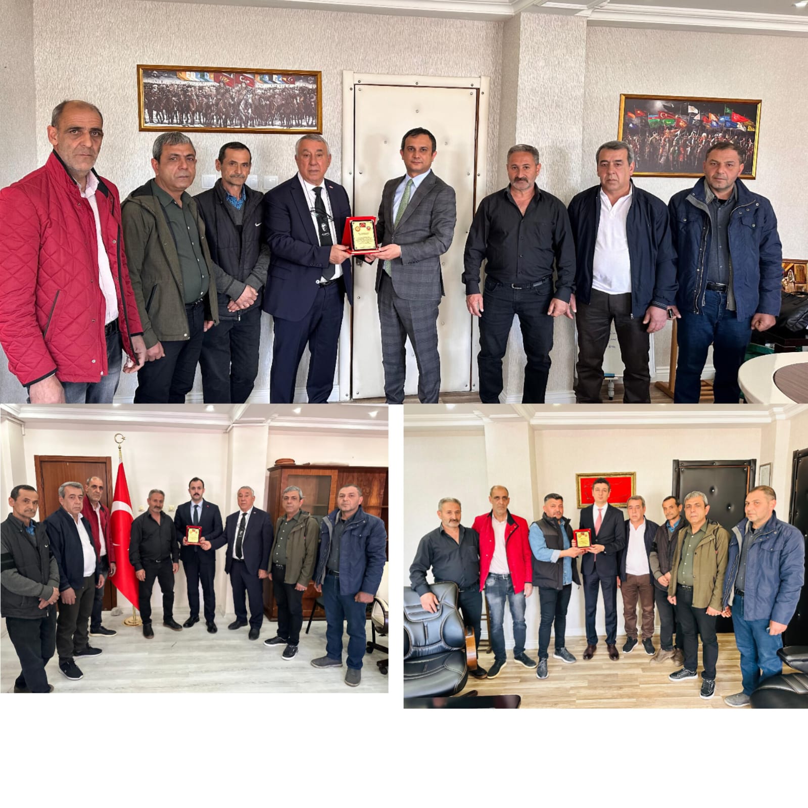 Serdar Ünsal''dan Iğdır Vali Yardımcılarına Plaket