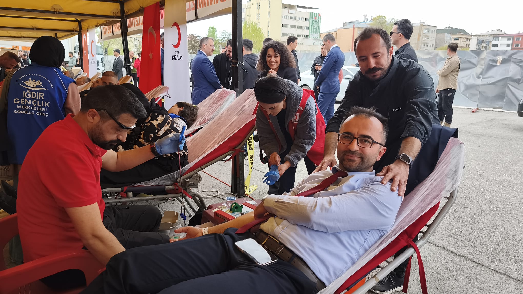 KAN BAĞIŞINA YOĞUN KATILIM