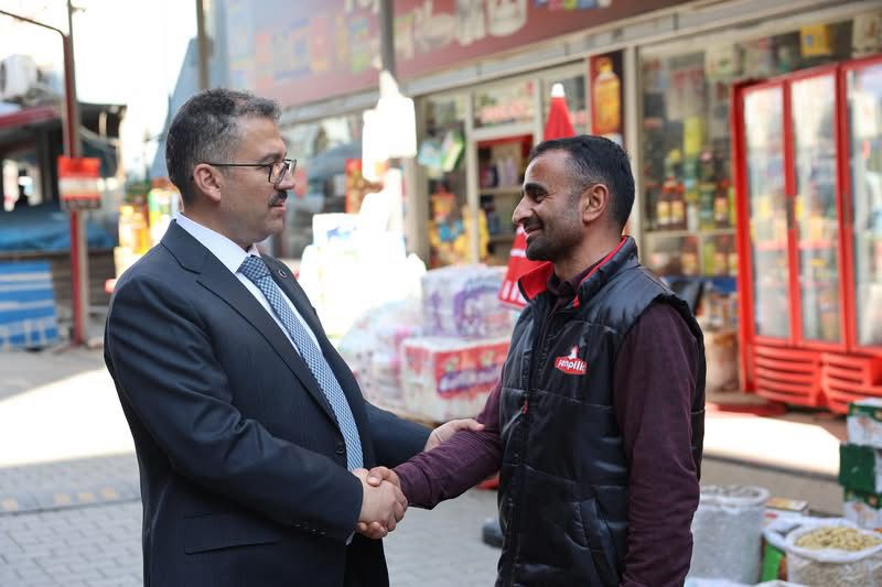 Vali Ercan Turan, Esnaf ve Vatandaşlarla Buluştu