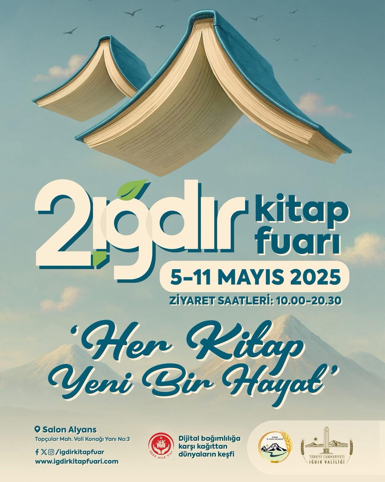 Iğdır Kitaplarla Buluşuyor: 2. Kitap Fuarı İçin Geri Sayım Başladı