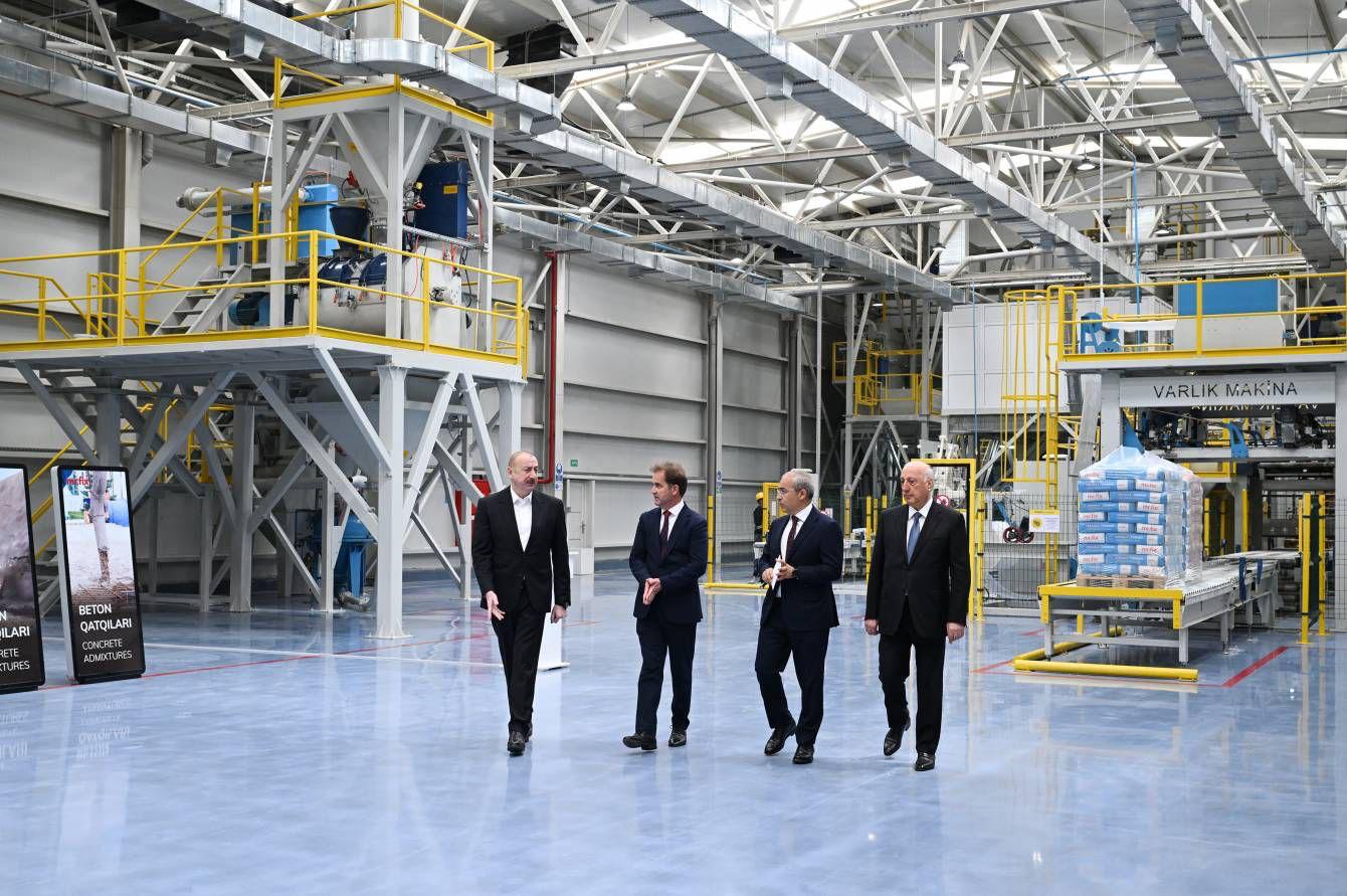 Cumhurbaşkanı Aliyev, Kartaş Kimya