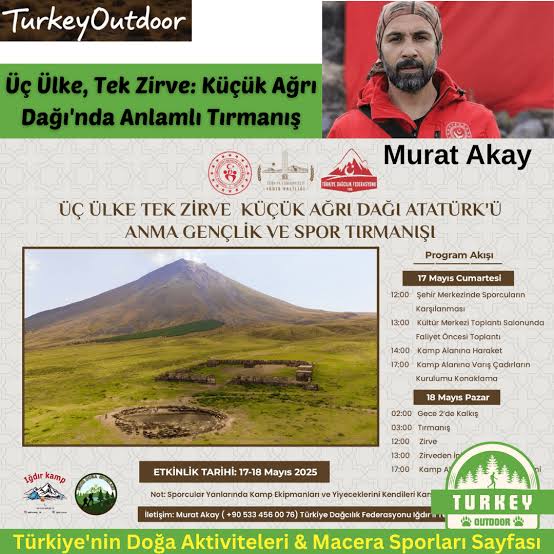 Üç Ülke, Tek Zirve: Küçük Ağrı Dağı''na Anlamlı Tırmanış Hazırlığı