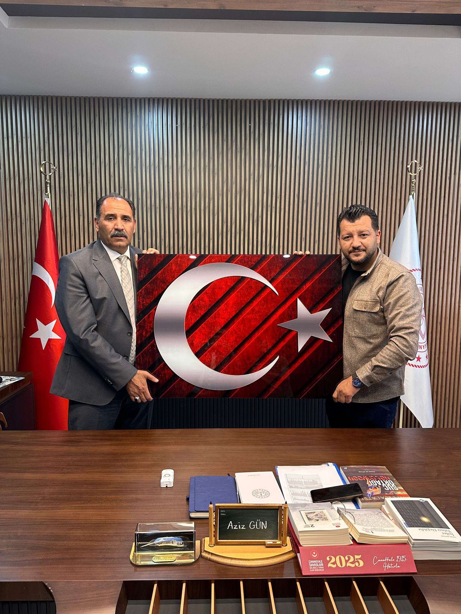 Eğitim ve Bilim Gücü Dayanışma Sendikası''ndan Milli Eğitim Müdürüne Anlamlı Ziyaret