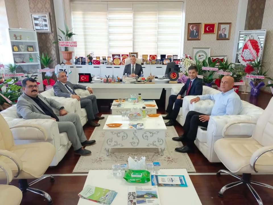 İl Sağlık Müdürlüğü Heyetinden Rektör Gürel