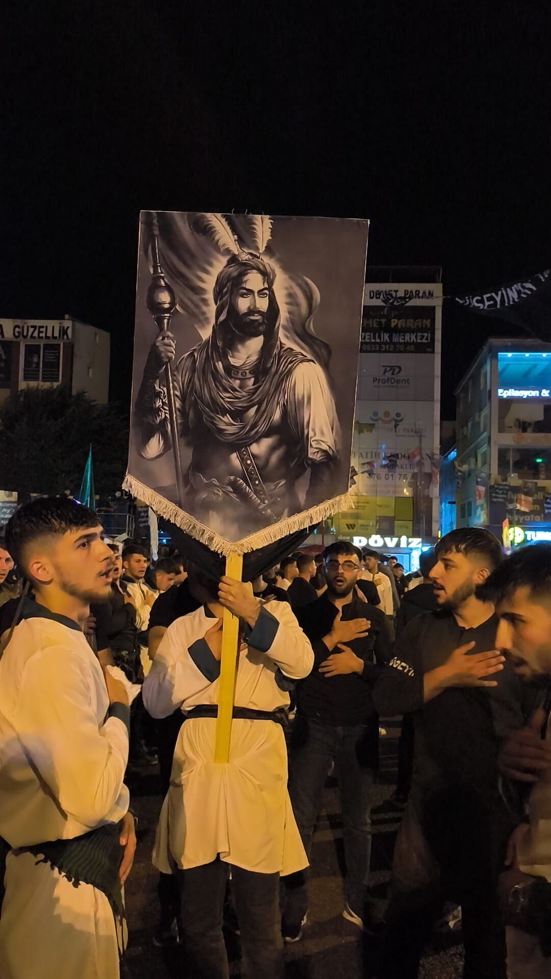 Iğdır''da Sağanak Yağışa Rağmen Kerbela Matemi Coşkusu Devam Etti