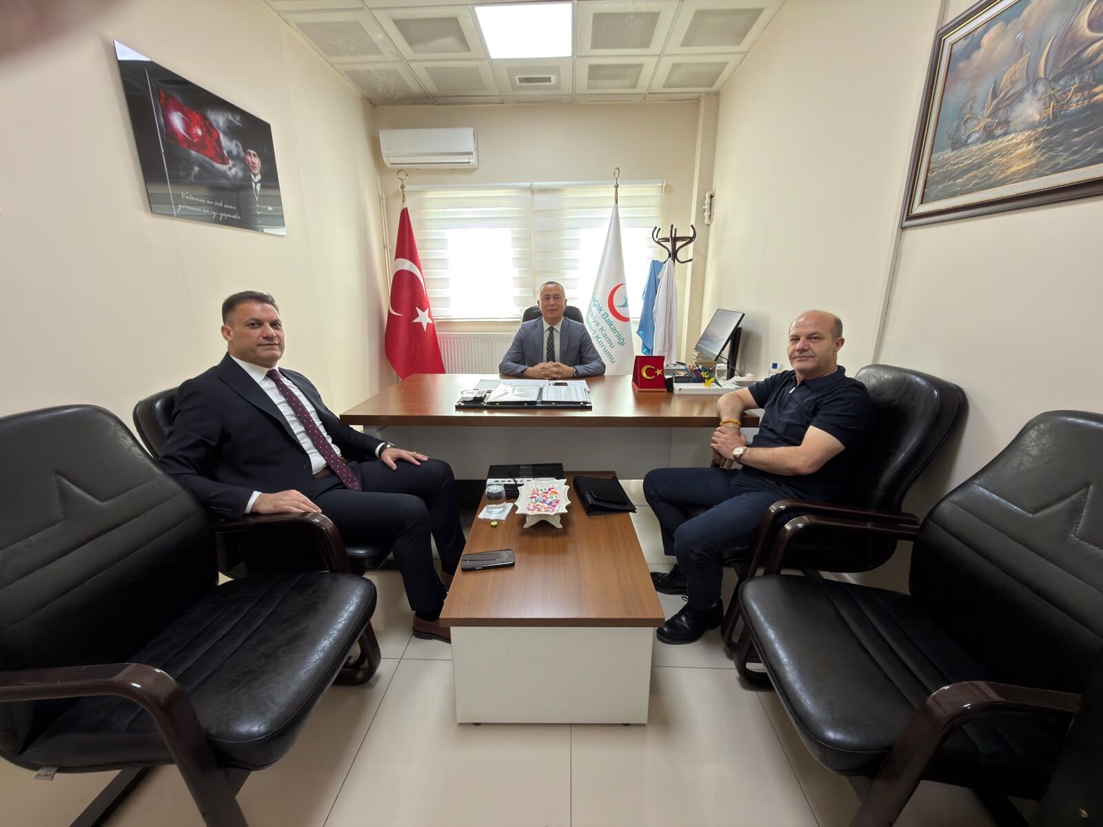 Başhekim Taner Başaran’a Ziyaret
