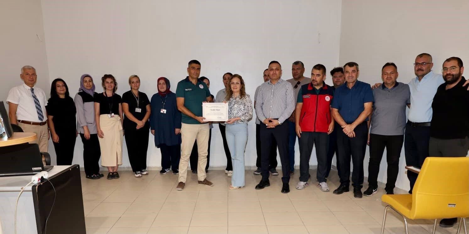 Dinar'da hastane çalışanlarına yönelik su verimliliği toplantısı
