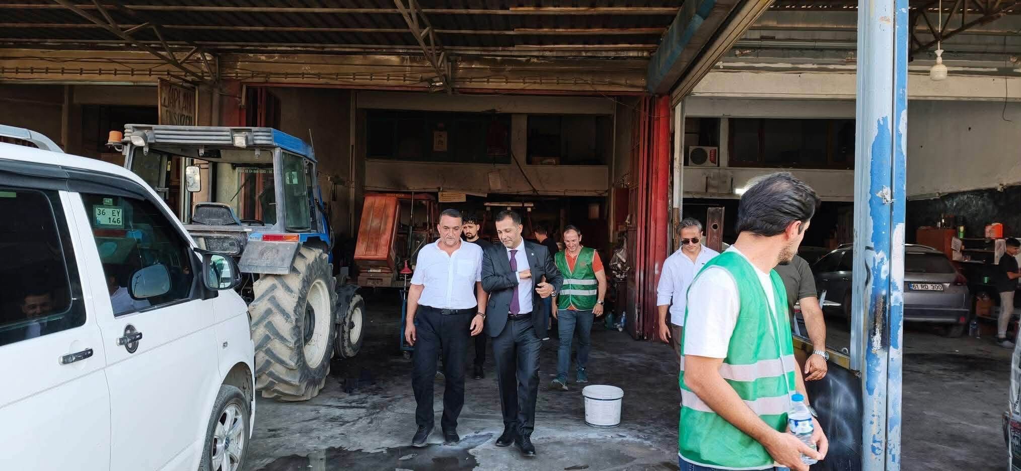 Sanayi Esnafı Hava Kirliliği Konusunda Ziyaret Edildi