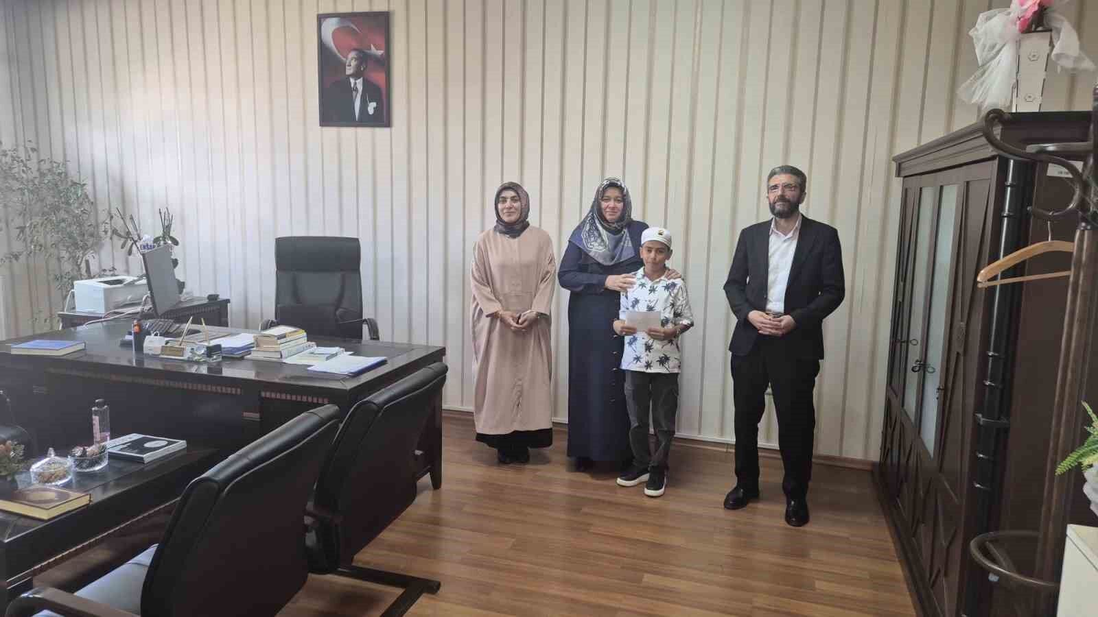 Müftülükten Kur'an-ı Kerim'i güzel okuma yarışması: Bölge Finalisti Yusuf Eymen oldu
